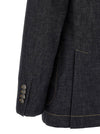Brunello Cucinelli Double-breasted Denim Blazer