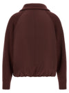 Brunello Cucinelli Shiny Zipper Pull Down Jacket