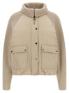 Brunello Cucinelli Knit Insert Down Jacket