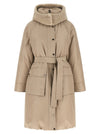 Brunello Cucinelli Beige Long Down Jacket