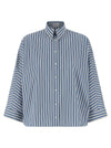 Brunello Cucinelli Monile Striped Shirt