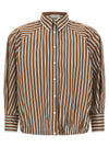 Brunello Cucinelli Shadow Striped Shirt