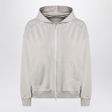  Brunello Cucinelli Beige cotton zip hoodie