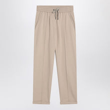  Brunello Cucinelli Beige cotton joggers