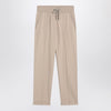 Brunello Cucinelli Beige cotton joggers