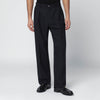 Santaniello Navy blue wool trousers