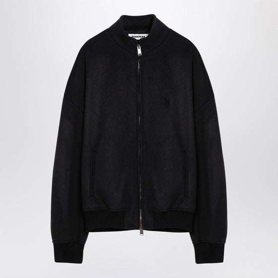 DARKPARK Black wool bomber jacket