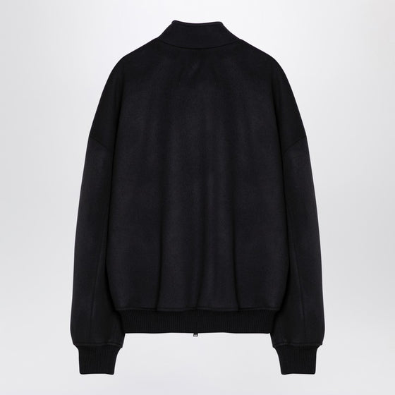 DARKPARK Black wool bomber jacket