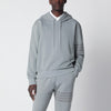 Thom Browne Grey cotton hooded sweatshirt