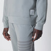 Thom Browne Grey cotton hooded sweatshirt