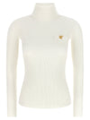 Elisabetta Franchi Turtleneck Embroidery à Jour