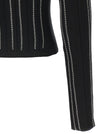 Elisabetta Franchi Cropped Knit Cardigan