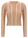 Elisabetta Franchi Cropped Knit Cardigan