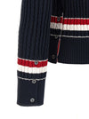 Thom Browne Rwb Intarsia Sweater