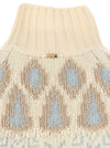 Herno Wool And Cashmere Sweater With Intarsia