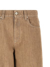 Brunello Cucinelli Lamé Denim Bermuda Shorts