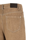 Brunello Cucinelli Lamé Denim Bermuda Shorts