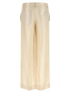 Brunello Cucinelli Lamé Linen Pants