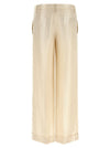 Brunello Cucinelli Lamé Linen Pants