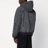 Represent Black faded hooded jacket