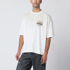 Represent Écru cotton-blend T-shirt
