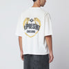 Represent Écru cotton-blend T-shirt