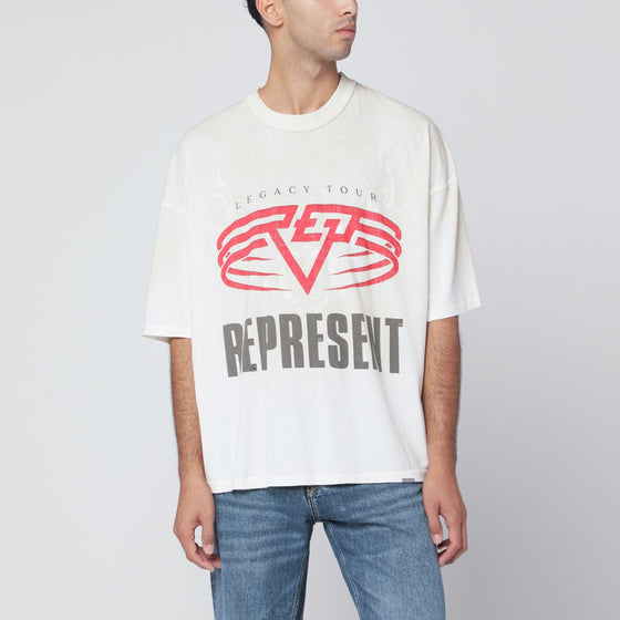 Represent Reversible Living Legacy Tour T-shirt in écru