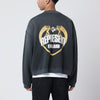 Represent Washed-effect black cotton sweatshirt