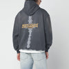 Represent Grey hoodie with logo print