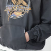Represent Grey hoodie with logo print