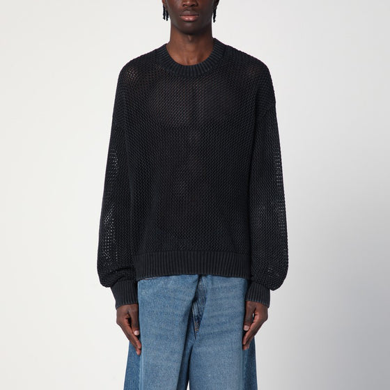 Represent Black cotton sweater