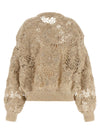 Brunello Cucinelli Whispering Bloom Embroidery Sweater