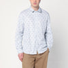 Maison Kitsuné Striped shirt with logos