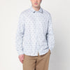 Maison Kitsuné Striped shirt with logos