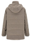 Brunello Cucinelli Membrane Wool Flannel Parka