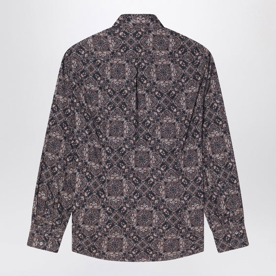 Brunello Cucinelli Paisley print cotton shirt
