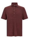 Brunello Cucinelli French Collar Polo Shirt