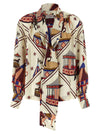 Alberto Biani Lavallière Collar Shirt