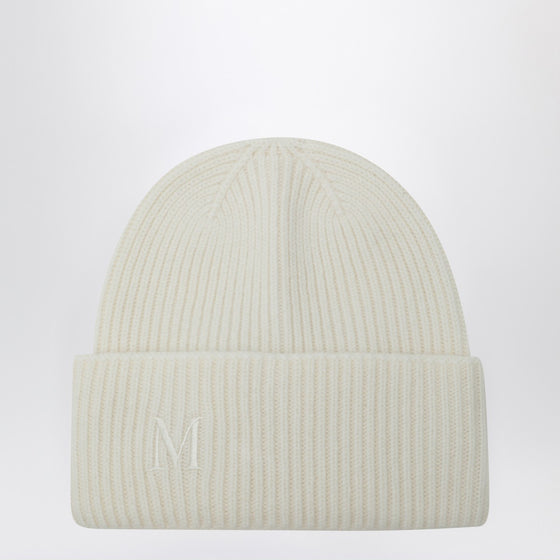 Max Mara Cashmere Beanie in White