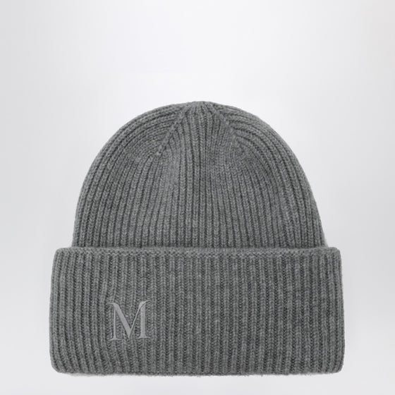 Max Mara Cashmere Beanie in Light Grey