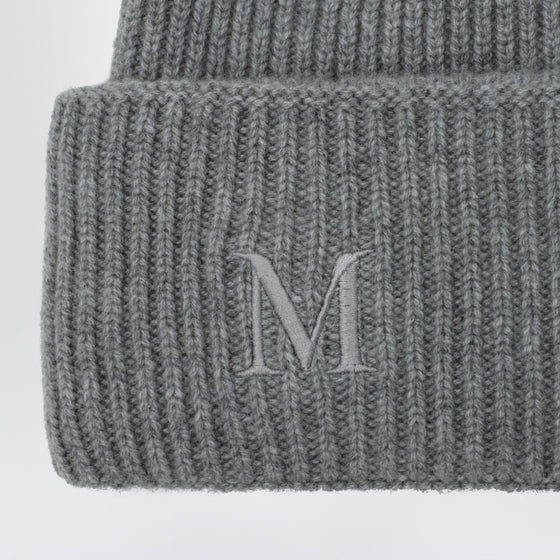 Max Mara Cashmere Beanie in Light Grey