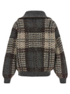 Brunello Cucinelli Double Dazzling Tartan Cardigan