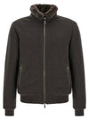Moorer Bellati-mrw Bomber Jacket - Acqua Line
