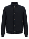 Moorer Janos Bomber Jacket - Acqua Line