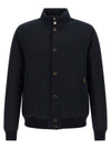 Moorer Janos Bomber Jacket - Acqua Line