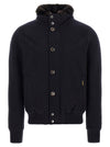 Moorer Levion Wool And Cashmere Bomber Jacket