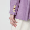 VItoVI Lilac double-breasted silk jacket