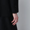 VItoVI Black double-breasted silk jacket