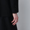 VItoVI Black double-breasted silk jacket
