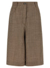 Brunello Cucinelli Prince Of Wales Lamé Bermuda Shorts